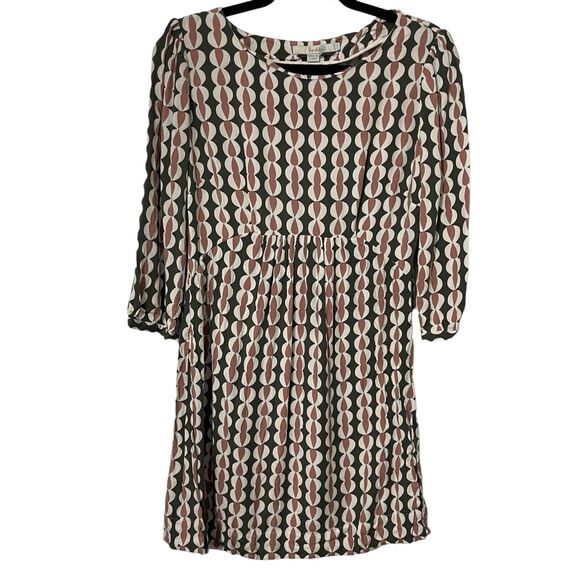 Boden Womens Dress Size 6R Multicolor Baby Doll Above Knee Lightweight Sleeves - Picture 1 of 6
